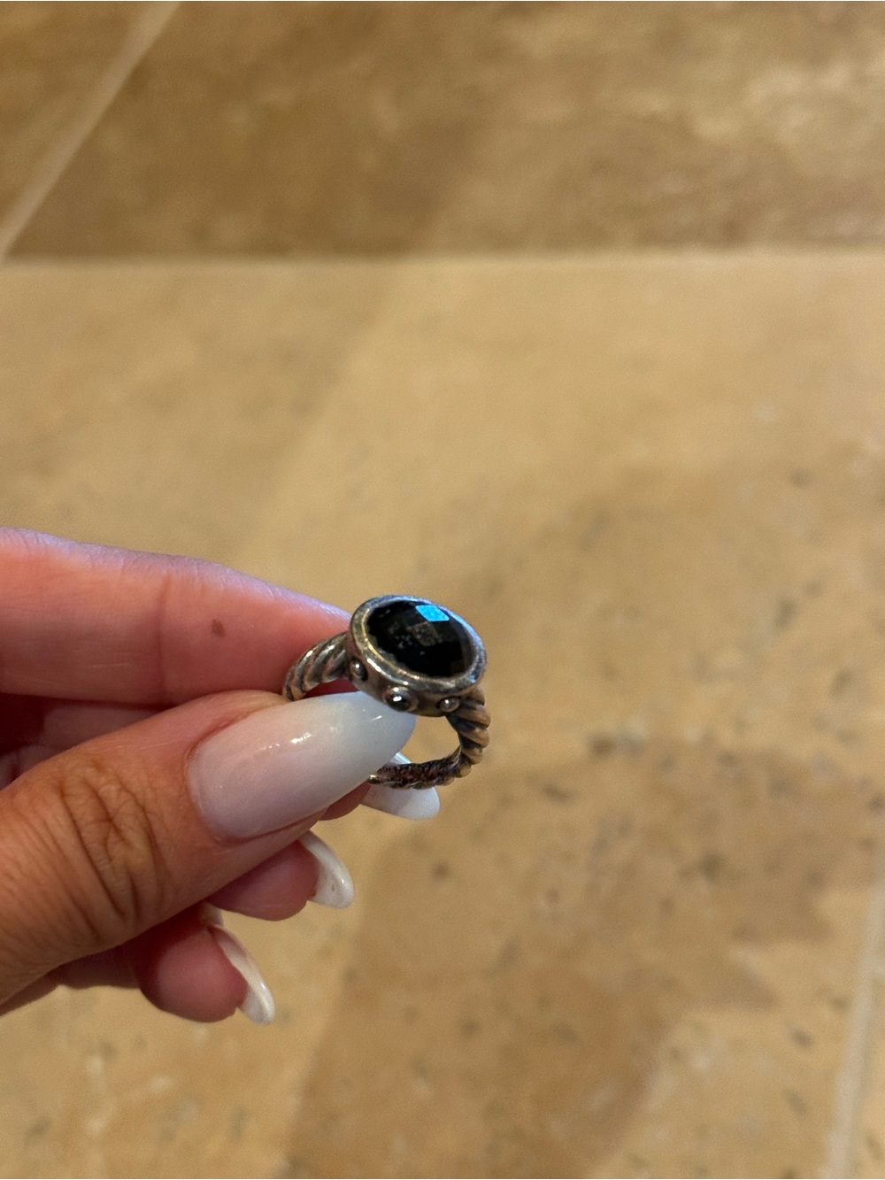 Black Onyx David Yurman ring